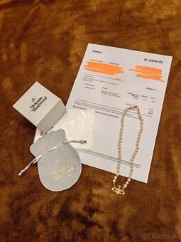 Vivienne Westwood zlatý náhrdelník