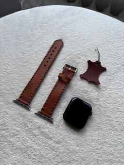 Handmade apple watch remienok z pravej talianskej kože