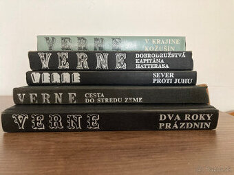 Jules Verne -  romány - 5 ks