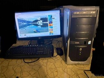 Predám kancelárski pc z Win 10 2 jadro 2 gb ram 80 gb hdd