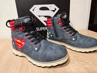 Zimné detské topánky Superman, veľ. 35