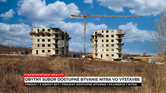 3 izbový byt 78,3 m² v novom projekte, Mlynárce, Nitra