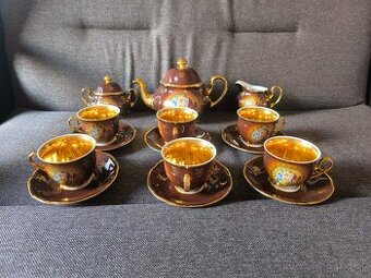 čajový porcelánový servis