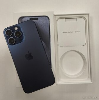 iPhone 15 Pro Max 256GB Blue Titanium - 1