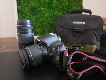 Canon EOS 700D + 2x Objektív (18-55mm + 75-300mm) + Taška Ca