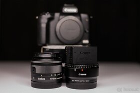 Canon EOS M50 + EF adaptér