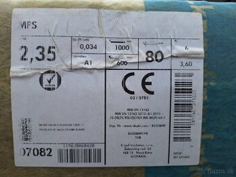 Sklennu vatu Knauf insulation 80