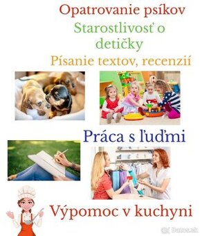 Ponúkam svoje služby