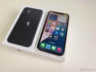 APPLE IPHONE 11 64GB BLACK ,ZDRAVIE BATERKY 100%