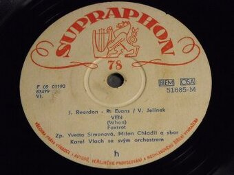 Gramofonové platne šelakové - 1