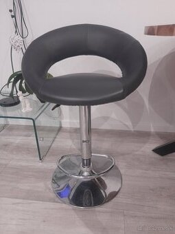 Barove stolicky eko koža čierna