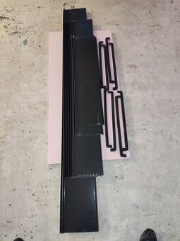 Predám Al vonkajšie parapety antracit