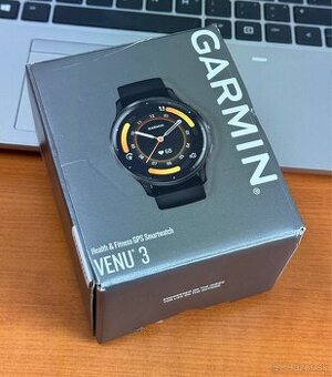 Garmin Venu 3 Black - komplet balenie