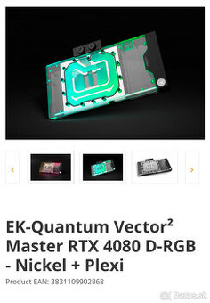 EK-Quantum Vector² Master RTX 4080