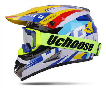 Nová prilba Veľkosť S - 55/56CM + Okuliare