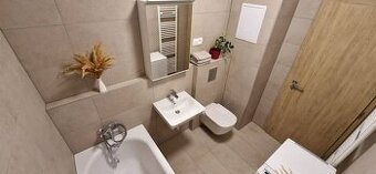 Nový 2-izb. priestor (byt) s pred-záhradkou a parkovaním. B.