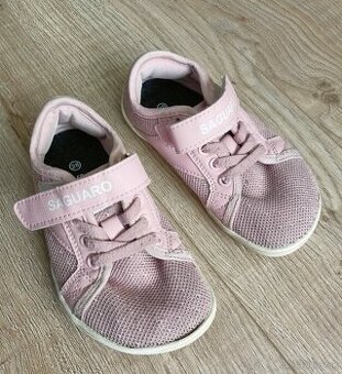 Barefoot tenisky Saguaro - Kids Luck I ružové veľ. 28