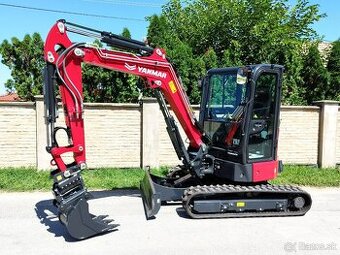 japonske rýpadlo Yanmar ViO38-7 bager + powertilt (4,2ton)