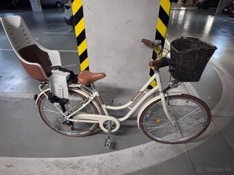 Dámsky retro bicykel Kenzel s detskou sedačkou - NOVÝ