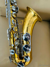 Predám B Tenor Saxofón Super Classic Amati Kraslice- zlatý - - 1