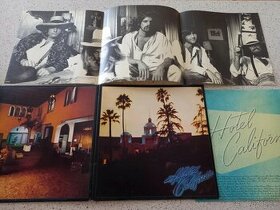 EAGLES “Hotel California”/Asylum 1976/rozkl. ob+poster, top