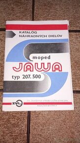 Originál katalóg náhradných dielov Jawa 207