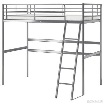 Ikea Svarta kovova postel
