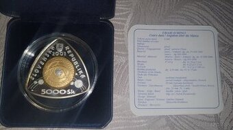 Pamätná minca 5000 SK k začiatku tretieho tisícročia