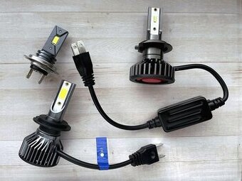 H7 led (H1,H3,H4,H9,H11,HB4..) kvalitné, silné a neoslňujú