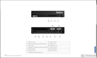 Lenovo ThinkCentre M70q Gen 4 Intel Core i5-13400T-4,40GHz)