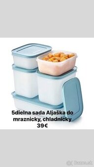 5 dielna sada Aljaška Tupperware