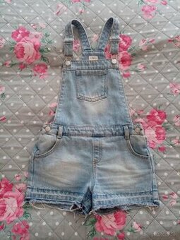 Riflove šortky na traky v.134/ v. 9/10r.