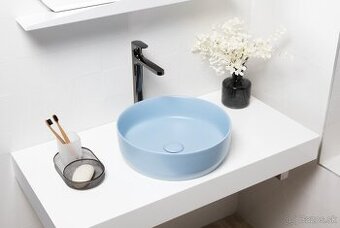 Umývadlo Sat Infinitio, modré, 39cm - 1