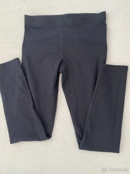 Legínky 128cm čierne