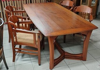 Stôl celodubový so 4 x stolička