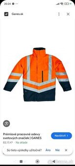 Reflexná nepremokavá bunda PC:89,99