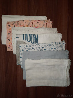 Bavlnené látkové plienky (8 ks)