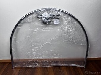 Prezliekacia kabínka, typ 800, 980 x 980 mm, chróm