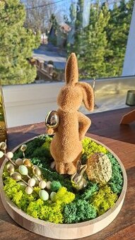 Machové dekorácie na Veľkú Noc