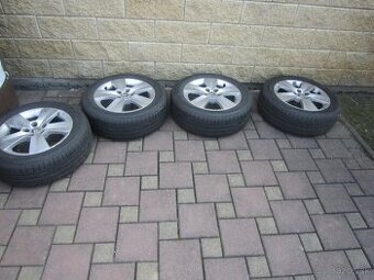 15" AL disky org. Škoda Fabia 3 s let. pneu Dunlop 185/60R1