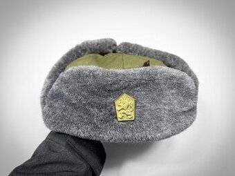 Vojenská ušianka, baranica ČSĽA zimná, originál, nová