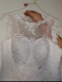 Exkluzívne svadobné šaty ružové pink - 1