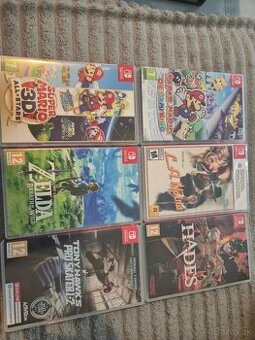 Nintendo switch hry