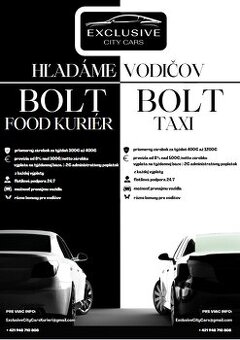Bolt Taxi Provízia od 8%