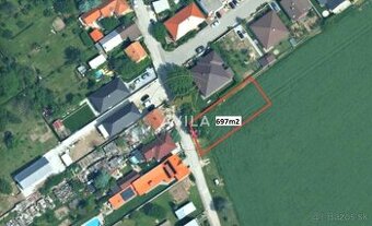 NA PREDAJ: stavebný pozemok 697m2 - Bohdanovce nad Trnavou