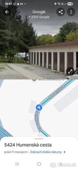 Garáž na humenskej ulici
