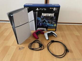Predám PlayStation 5 Slim (Digital Edition) + 2 ovládače