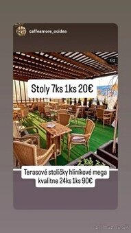 Hliníkové stoličky