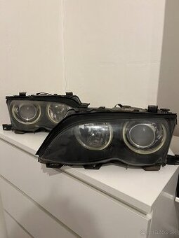 BMW e-46 predné xenonové svetlomety