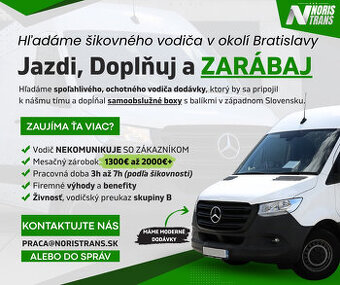 Vodič/Kuriér zásobovanie samoobslužných boxov - Logistic